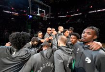 NBA Champion Toronto Raptors arrive in Florida