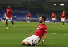 Red hot Bruno Fernandes leads Red Devils to victory