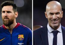 Zinedine Zidane urges Messi to remain in Spain