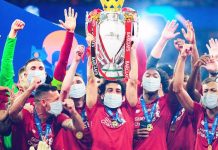 Liverpool to lift Premier League trophy on the Kop stand