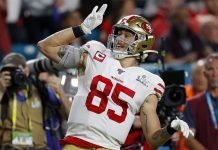 San Francisco 49ers agrees to a $75m contract extension on George Kittle