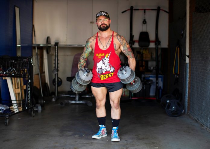 Image: Paulo Batista, a transgender man who is training to enlist in the U.S. military despite the Trump administration's ban on transgender people