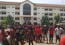Students of Legon protest over introduction of ‘double-track’ system