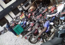 Police clamps down on ‘okada’ as officials impound 59 motorcycles at Adenta