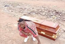 Popular Kenyan rapper buys himself an adorable coffin in anticipation of his death