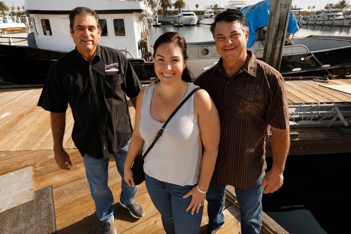 Desiree Rodriguez, Paul Strasser, Mark Pisano, 22nd Street Landing, San Pedro, San Pedro, California, United States - 07 Feb 2021