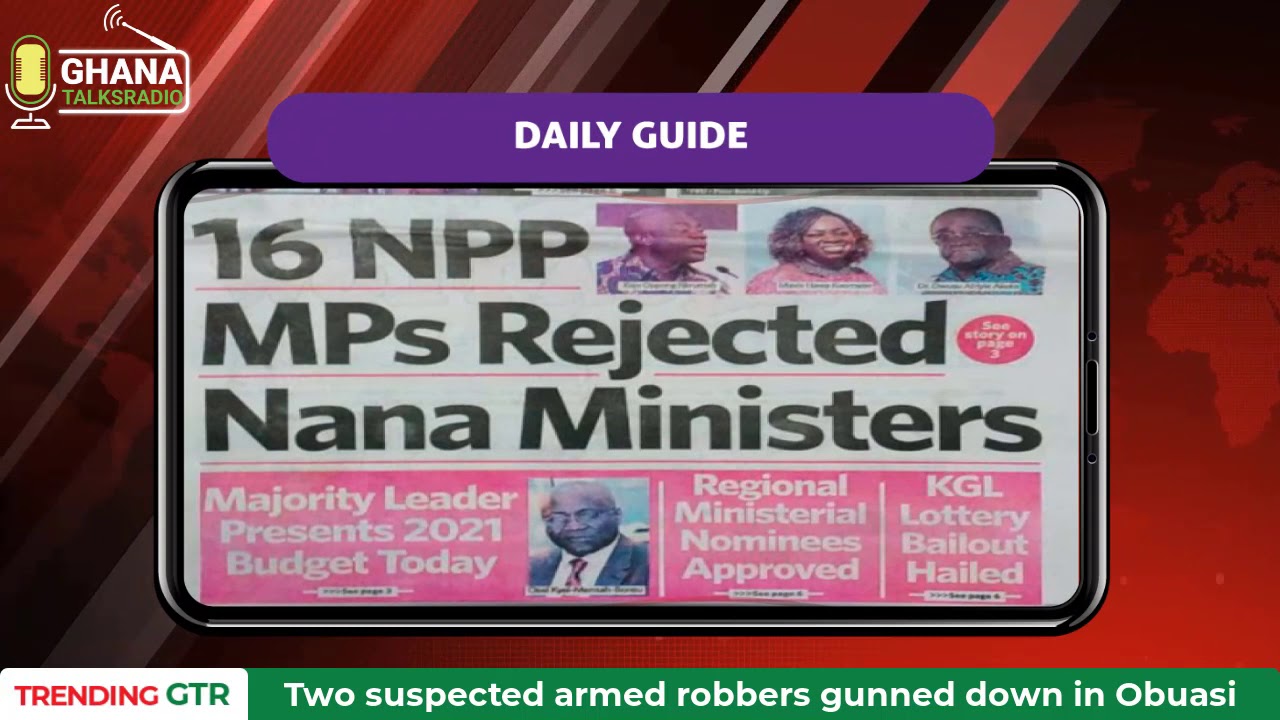 Ghana Newspaper Headlines – 12th March 2021