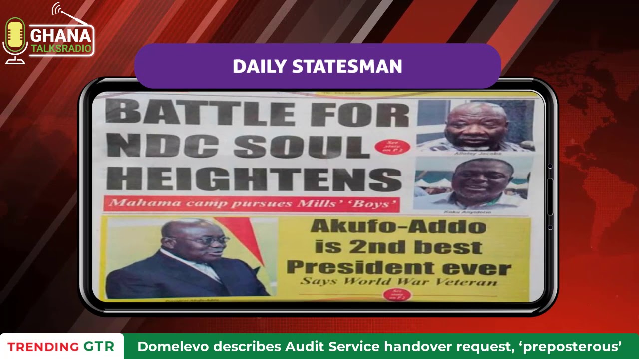 [WATCH] Ghana Newspaper Headlines – 18th March 2021