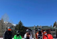 Kourtney Kardashian hangs out with Travis Barker and His Kids in ski vacation