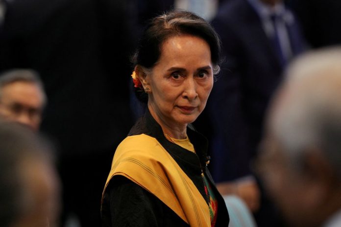 Myanmar State Counselor Aung San Suu Kyi