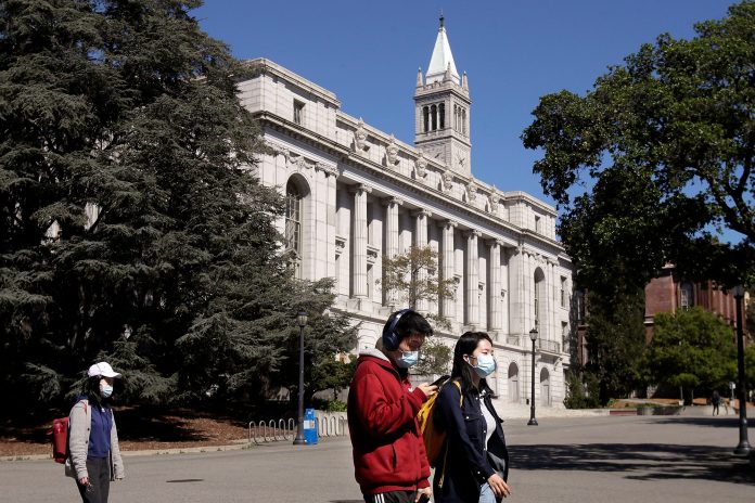 California Universities Vaccination Mandate, Berkeley, United States - 11 Mar 2020