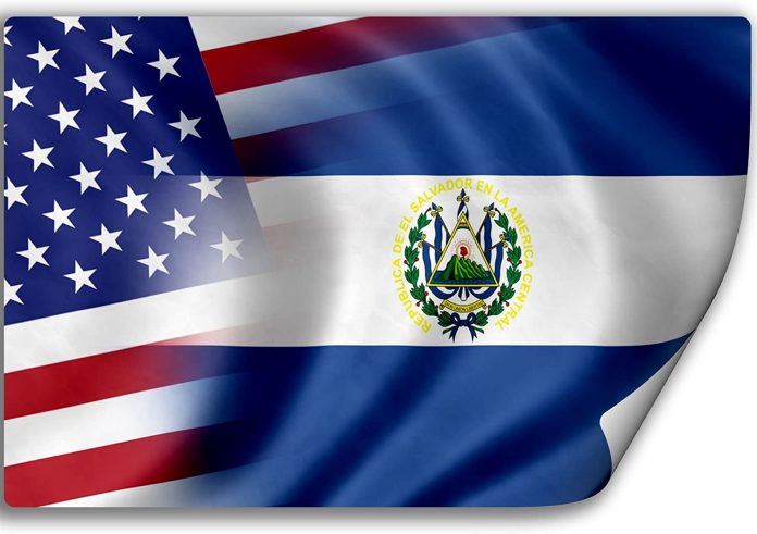 U.S. and El Salvador flag