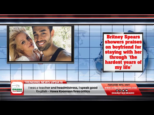 Britney with her English Teacher
