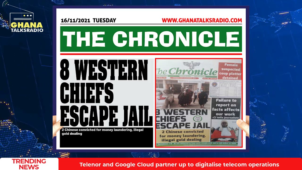 [W/E-16/11/21] GTR NEWSPAPER HEADLINES: Childhood Cancer, Unemployment, Jail Escape, more