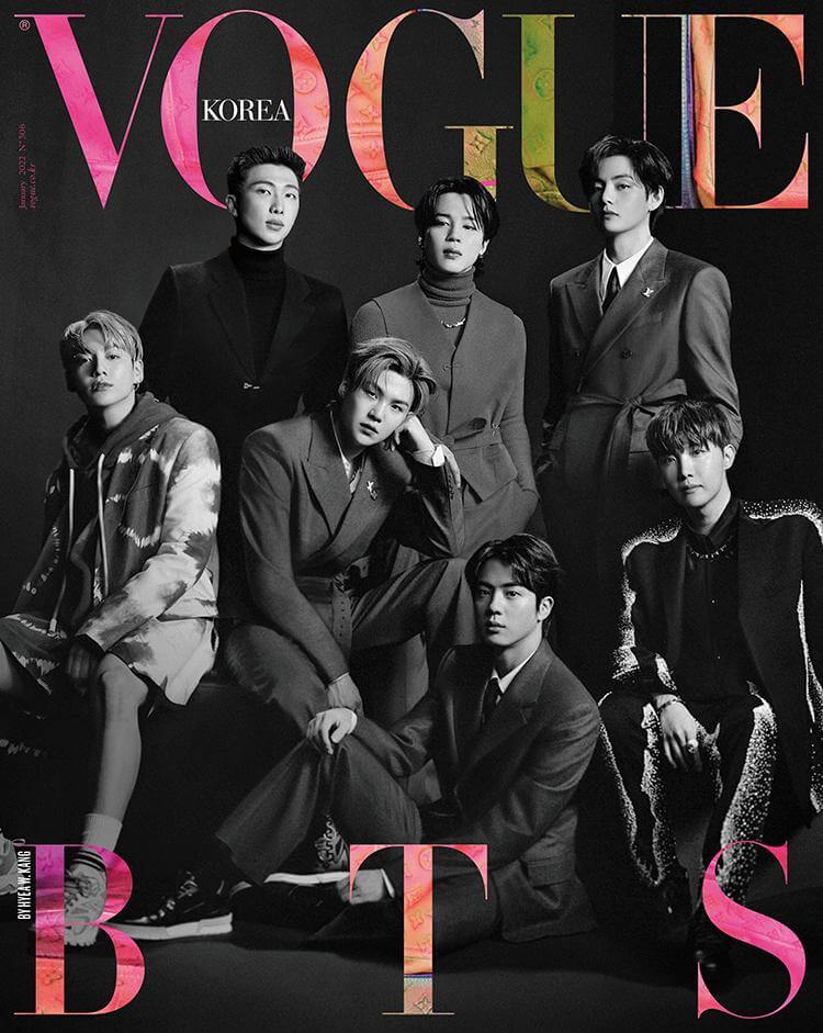 BTS Becomes the First Artist to Simultaneously Decorate 11 Covers of GQ  Korea and Vogue Korea