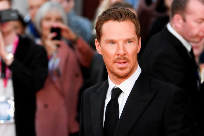 FILE PHOTO: Cast member Benedict Cumberbatch arrives at a gala screening of the film