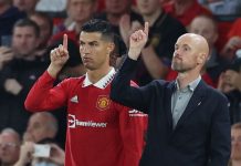 Ronaldo returns to first-team training at Carrington following talks with Erik ten Hag