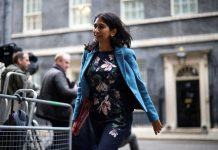 UK interior minister Braverman sent official documents to personal email six times