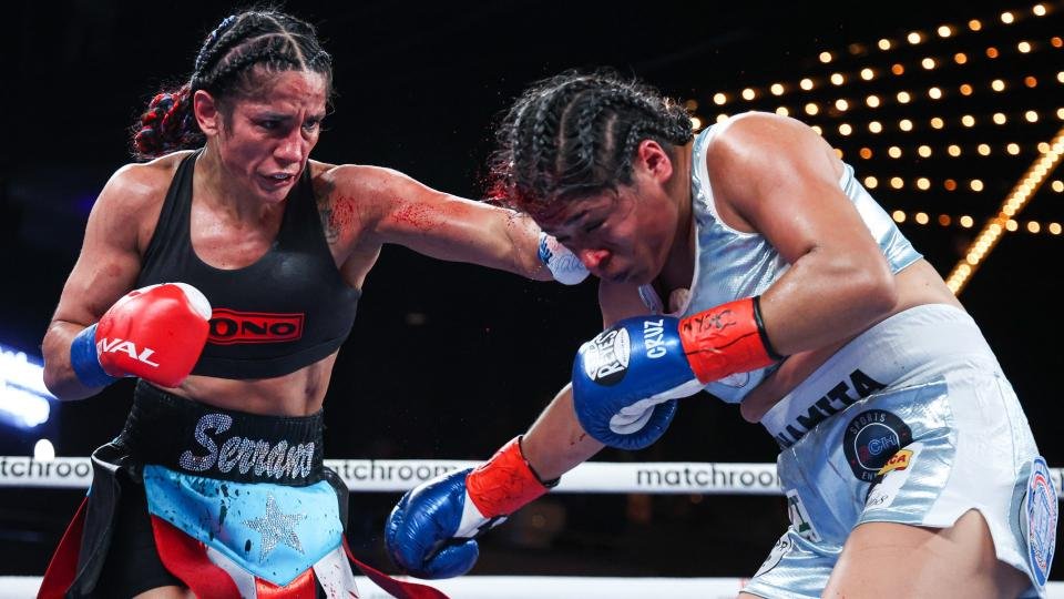 Amanda Serrano claims undisputed featherweight title after unanimous victory over Erika Cruz