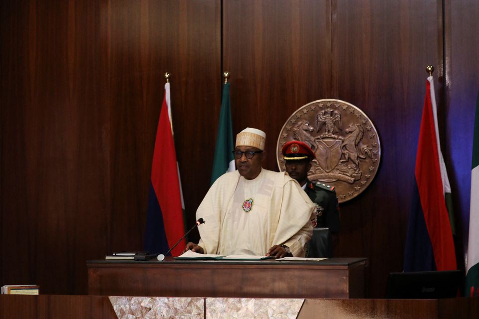 Nigeria's outgoing Buhari proposes pay rises after fuel subsidy removal