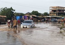 Some parts of Accra flooded after hours of heavy rain