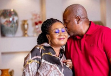 Former First Lady, Lordina Mahama celebrates her husband on the  occasion of his 65th birthday