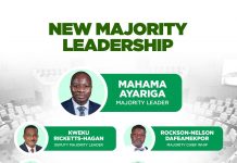 New Majority caucus in Parliament declared major Leadership in Parliament