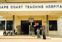 New born baby with cleft lip abandoned by mother at Cape Coast Teaching Hospital