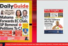 Ghana Newspaper Headlines: December 2, 2025; Mahama Forwards EC Chair, SP Removal Petitions To CJ