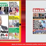 Ghana Newspaper Headlines: January 29, 2026; My Vision For NPP, Ghana Sets Me Apart – Adutwum