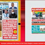 Ghana Newspaper Headlines: January 22, 2026; Non-traditional Exports Up 41%