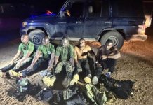 NAIMOS raids galamsey sites in Ashanti Region seizes Guns, excavators