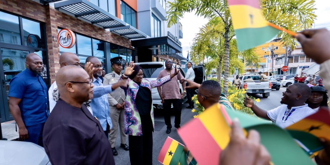 Vice President Jane Naana Opoku-Agyemang departs Ghana for Guyana’s 60th independence celebrations