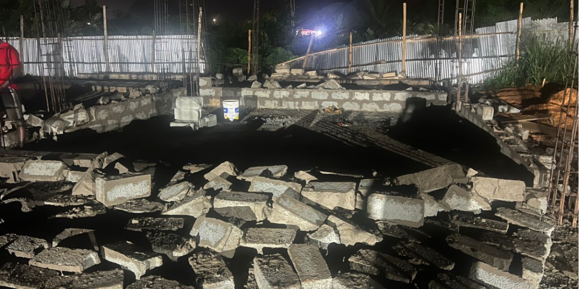 5 apprehend for destroying National Democratic Congress office project in Ellembelle