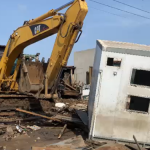 Ablekuma Central Municipal Assembly demolishes illegal structures at Agbogbloshie onion market