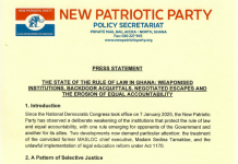 New Patriotic Party request enforcement of Sedina Attionu’s conviction