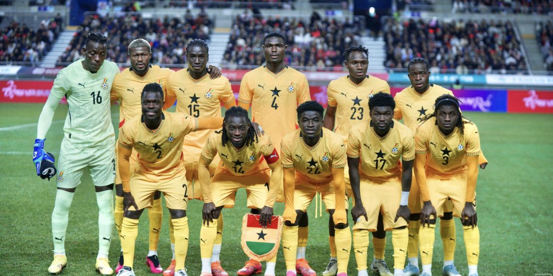 Ghana’s Black Stars climb eight places to 65th in latest FIFA rankings