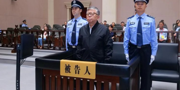 A court in eastern China sentences official to death for taking $325m in bribes