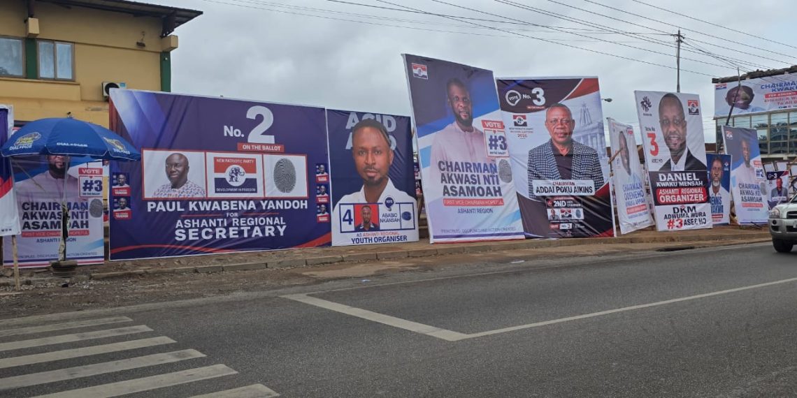 New Patriotic Party Ashanti polls: 34 aspirants battle for 11 executive positions