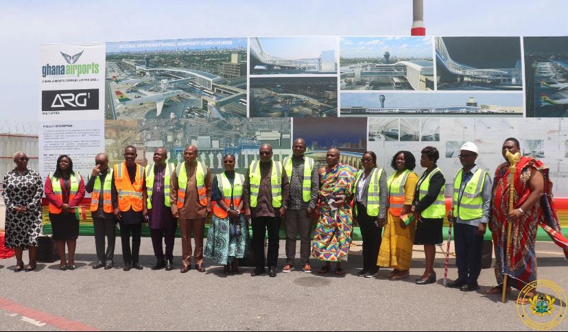 Mahama Cuts Sod for Seven-Storey Car Park and Commercial Complex at Accra International Airport