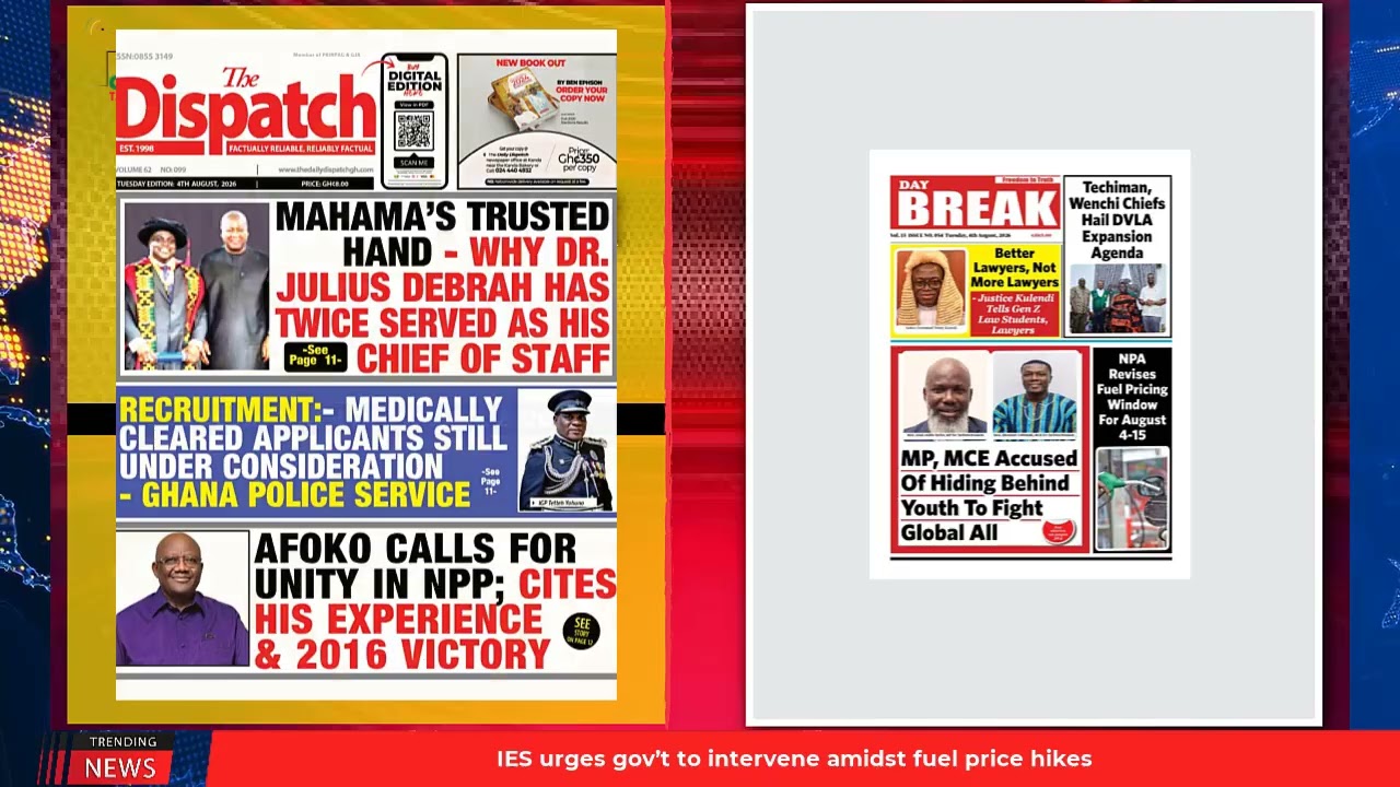 Ghana Newspaper Headlines: August 4, 2026; UCC takes postgraduate degrees online, launches eCampus